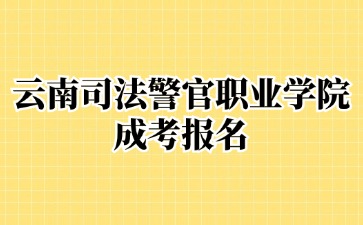 2024年云南司法警官職業(yè)學院成考報名需要提交哪些材料？